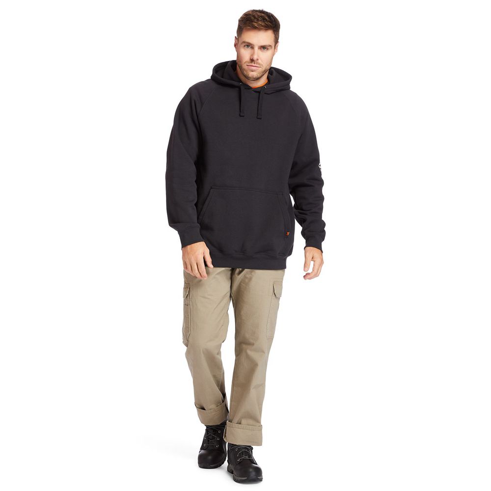 Timberland Φουτερ Ανδρικα Μαυρα - Pro® Big & Tall Hood Honcho Sport Hoodie - Greece 2617409-ZX